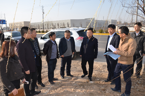 高陵区委副书记张韶辉一行检查开云在线手机入口天然气综合站项目